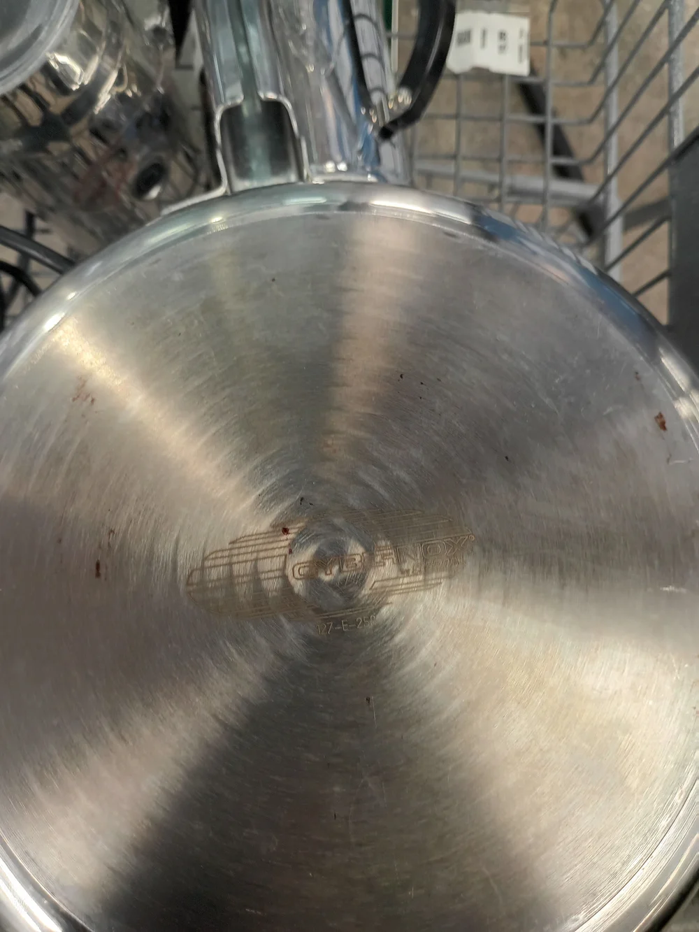 Stainless Steel Fry Pan - Silver